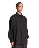 Camicia In Cotone E Seta Blu | PDP | Antonia