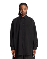 Camicia Oversize In Cotone Nera | PDP | Antonia