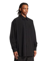 Black Oversized Cotton Shirt | PDP | Antonia