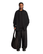 Camicia Oversize In Cotone Nera | PDP | Antonia