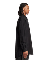 Black Oversized Cotton Shirt | PDP | Antonia