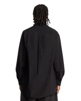 Black Oversized Cotton Shirt | PDP | Antonia