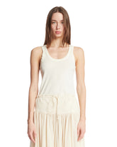 White Cotton Top - LEMAIRE WOMEN | PLP | Antonia