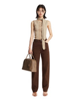 Beige Ribbed Top - Women's tops | PLP | Antonia
