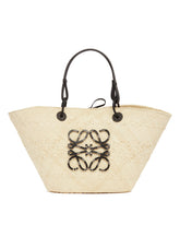 Beige Basket Anagram Medium Bag - LOEWE | PLP | Antonia