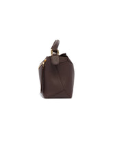 Brown Small Puzzle Edge Bag | PDP | Antonia