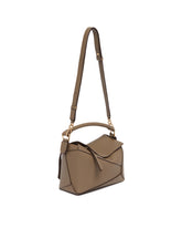 Brown Small Puzzle Edge Bag | PDP | Antonia