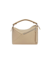 Brown Small Puzzle Edge Bag | PDP | Antonia