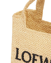 Beige Font Tote Small - LOEWE | PLP | Antonia