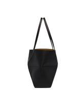 Black Medium Fold Puzzle Tote Bag | PDP | Antonia