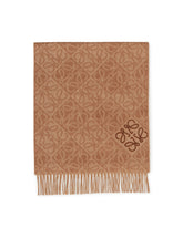 Brown Anagram Scarf - LOEWE | PLP | Antonia