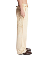 Beige Utility Cotton Pants | PDP | Antonia