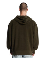 Green Anagram zip-up Hoodie | PDP | Antonia