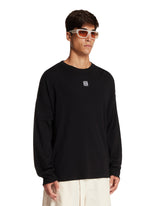 Black Anagram Long-Sleeve T-Shirt | PDP | Antonia