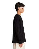 Black Anagram Long-Sleeve T-Shirt | PDP | Antonia