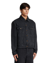 Black Anagram Denim Jacket | PDP | Antonia
