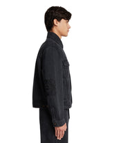 Black Anagram Denim Jacket | PDP | Antonia