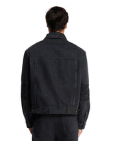 Black Anagram Denim Jacket | PDP | Antonia