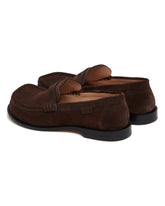 Brown Campo Suede Loafers | PDP | Antonia