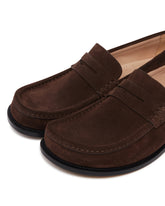 Brown Campo Suede Loafers | PDP | Antonia