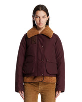 Burgundy Puffer Jacket - LOEWE | PLP | Antonia