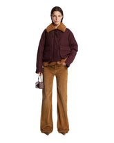 Burgundy Puffer Jacket - LOEWE | PLP | Antonia