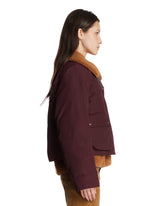 Burgundy Puffer Jacket | PDP | Antonia