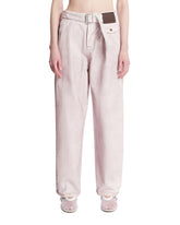 Pantaloni In Cotone Rosa - Loewe donna | PLP | Antonia