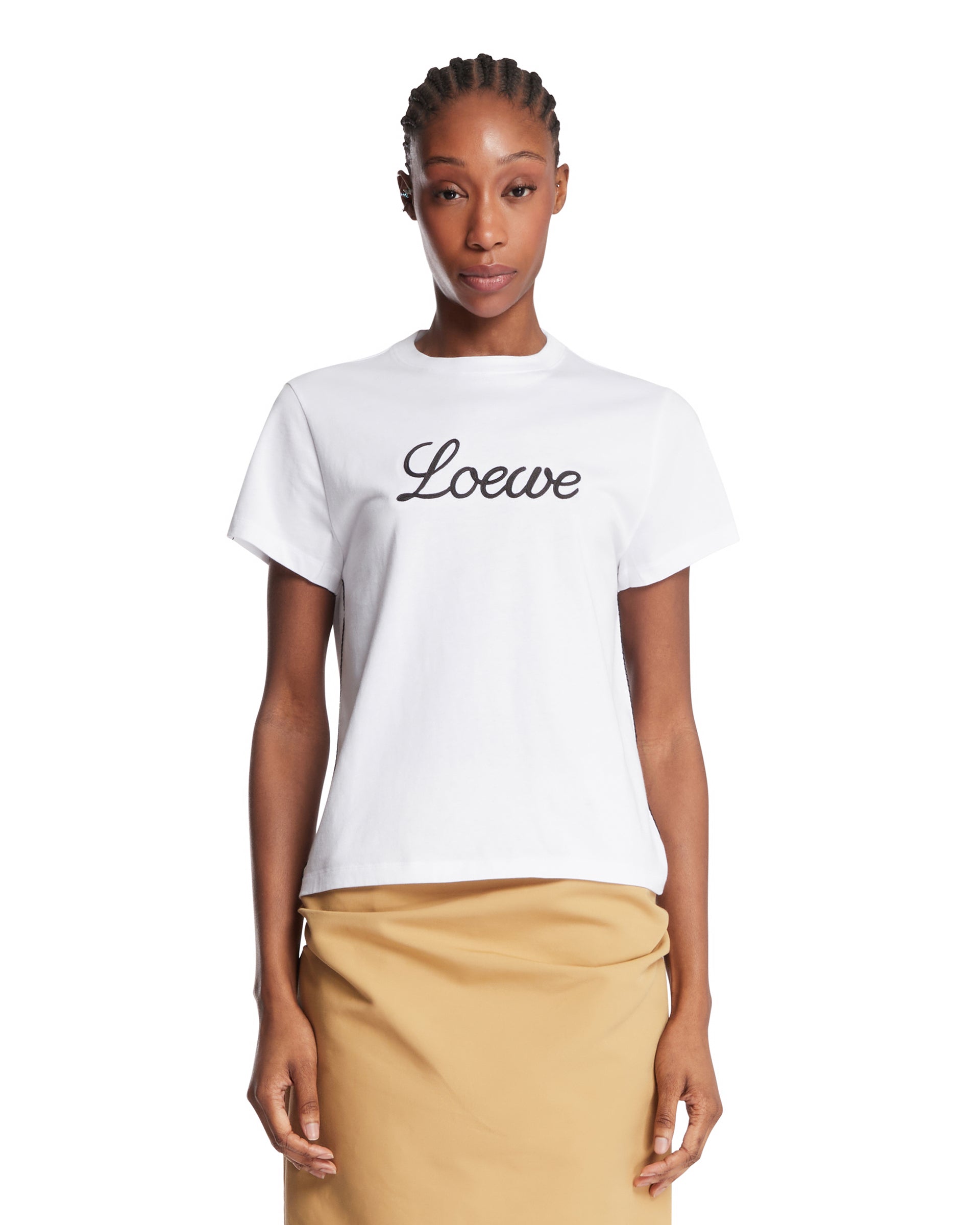 White Logo T-Shirt | LOEWE - Antonia