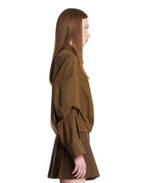Green Cotton and Silk Jacket | PDP | Antonia