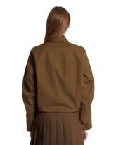 Green Cotton and Silk Jacket | PDP | Antonia