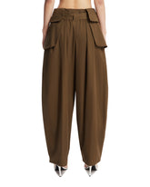 Green Maxi-Pocket Trousers | PDP | Antonia