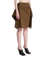 Green Draped Skirt | PDP | Antonia