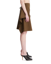 Green Draped Skirt | PDP | Antonia
