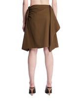 Green Draped Skirt | PDP | Antonia