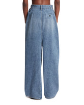 Blue Draped Jeans | PDP | Antonia