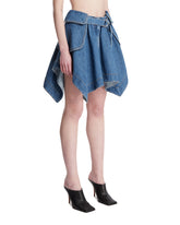 Minigonna Cargo In Denim Blu | PDP | Antonia