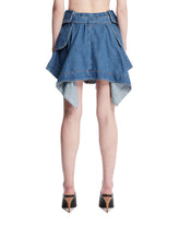 Minigonna Cargo In Denim Blu | PDP | Antonia