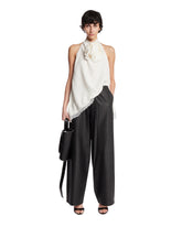 Silk Open-back Blouse | PDP | Antonia