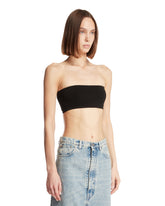 Black Strapless Bandeau Top | PDP | Antonia