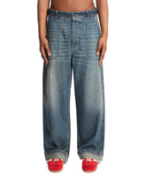 Blue Wide-Leg Jeans - Men's trousers | PLP | Antonia