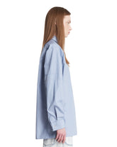 Blue Striped Cotton Shirt | PDP | Antonia