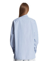 Blue Striped Cotton Shirt | PDP | Antonia