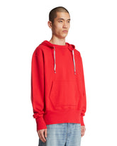 Red Cotton Hoodie | PDP | Antonia
