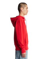 Red Cotton Hoodie | PDP | Antonia