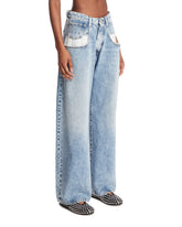 Jeans Con Tasche A Contrasto Blu | PDP | Antonia