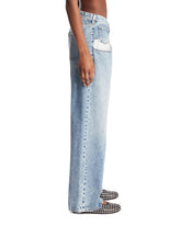 Jeans Con Tasche A Contrasto Blu | PDP | Antonia