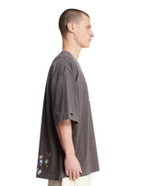 Gray Embellished T-Shirt | PDP | Antonia