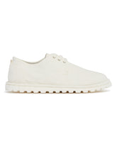White Sancrespella Derby Lace-Up Shoes | PDP | Antonia
