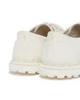 White Sancrespella Derby Lace-Up Shoes | PDP | Antonia